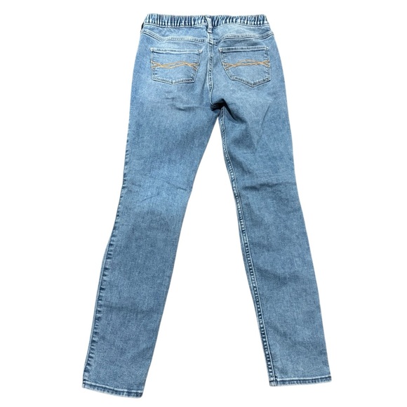 ABERCROMBIE KIDS light blue distressed high rise skinny legging jeans 11/12 - Picture 2 of 7